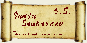 Vanja Somborčev vizit kartica